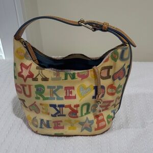 Colorful Alphabet Print Women's Bag